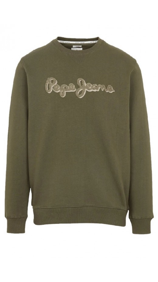 PEPE JEANS E2 DROP 2B RYAN CREW ΦΟΥΤΕΡ ΑΝΔΡΙΚΟ OLIVE