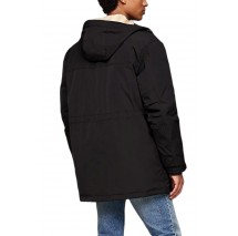 TOMMY JEANS TECH CANVAS PARKA ΜΠΟΥΦΑΝ ΑΝΔΡΙΚΟ BLACK