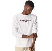 PEPE JEANS LONDON DROP 1 EGGO LONG T-SHIRT ΜΠΛΟΥΖΑ ΑΝΔΡΙΚΗ WHITE