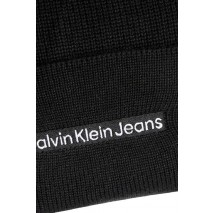 CALVIN KLEIN JEANS INST EMBRO BEANIE ΣΚΟΥΦΟΣ ΑΝΔΡΙΚΟΣ BLACK