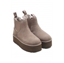 UGG NEUMEL PLATFORM CHELSEA 1134526 ΜΠΟΤΑ ΓΥΝΑΙΚΕΙΑ GREY