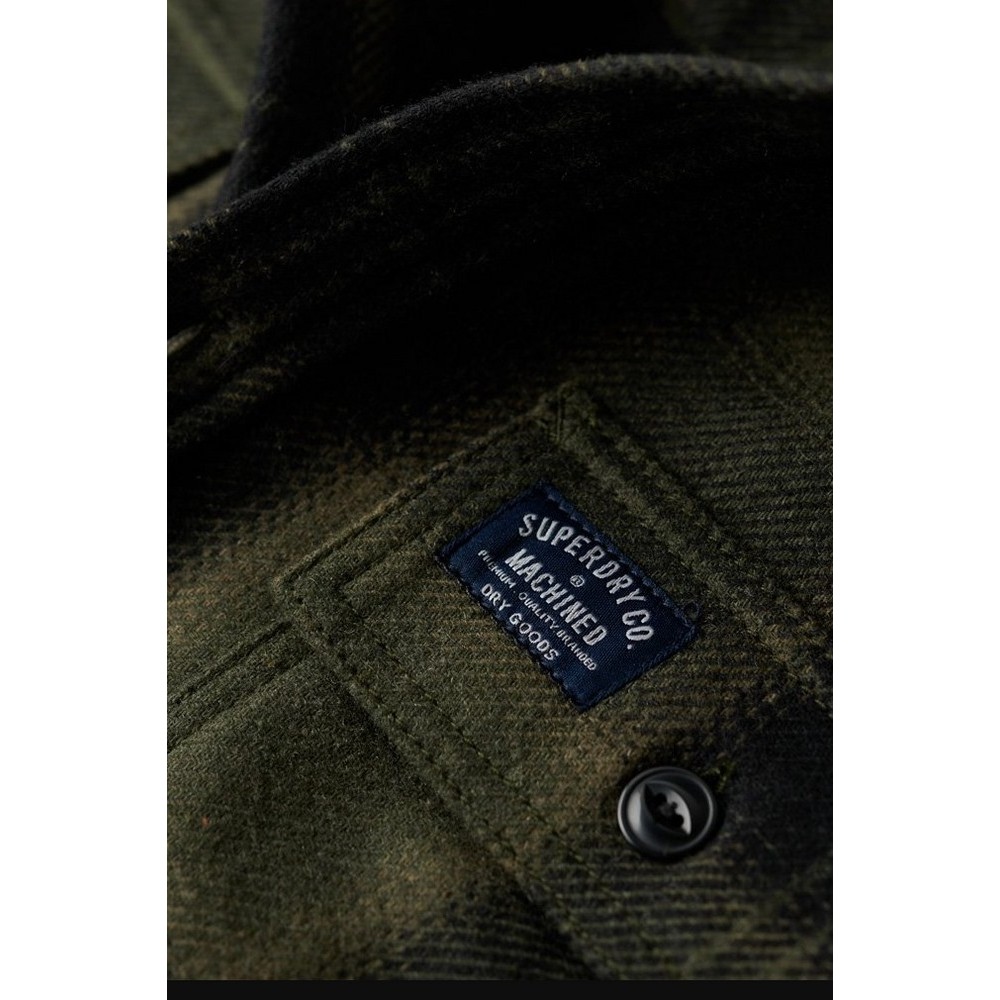 D3 OVIN WOOL MILLER OVERSHIRT ΠΟΥΚΑΜΙΣΟ ΑΝΔΡΙΚΟ OLIVE