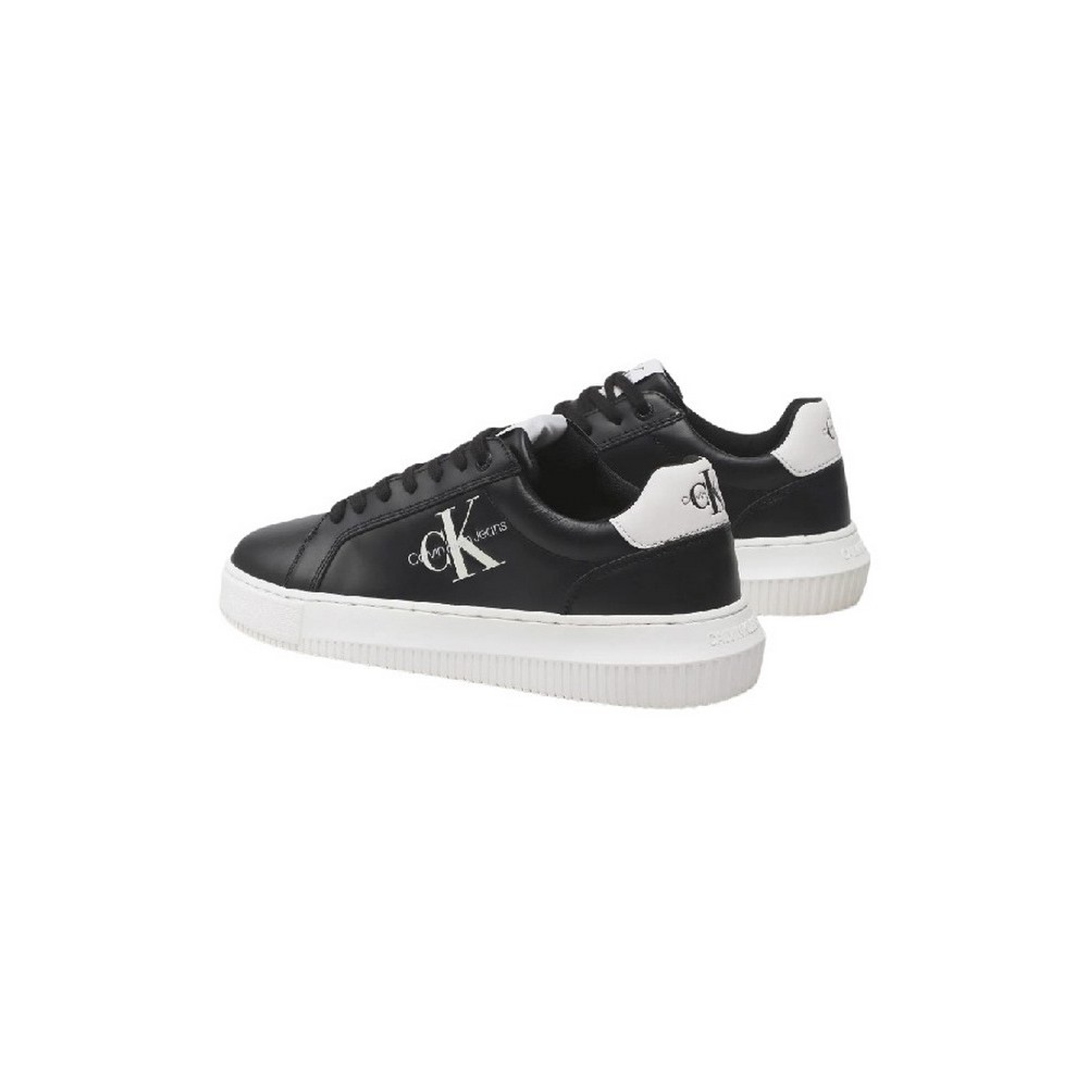 CALVIN KLEIN JEANS CHUNKY CUPSOLE MONOLOGO ΠΑΠΟΥΤΣΙ ΑΝΔΡΙΚΟ BLACK/WHITE