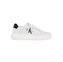 CALVIN KLEIN JEANS CHUNKY CUPSOLE MONOLOGO ΠΑΠΟΥΤΣΙ ΑΝΔΡΙΚΟ WHITE/BLACK