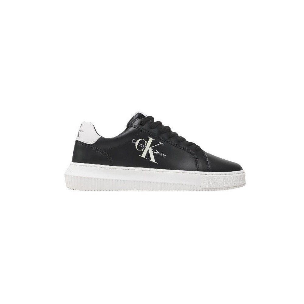 CALVIN KLEIN JEANS CHUNKY CUPSOLE MONOLOGO ΠΑΠΟΥΤΣΙ ΑΝΔΡΙΚΟ BLACK/WHITE