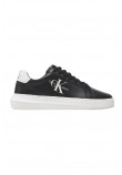 CALVIN KLEIN JEANS CHUNKY CUPSOLE MONOLOGO ΠΑΠΟΥΤΣΙ ΑΝΔΡΙΚΟ BLACK/WHITE