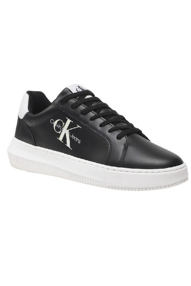 CALVIN KLEIN JEANS CHUNKY CUPSOLE MONOLOGO ΠΑΠΟΥΤΣΙ ΑΝΔΡΙΚΟ BLACK/WHITE