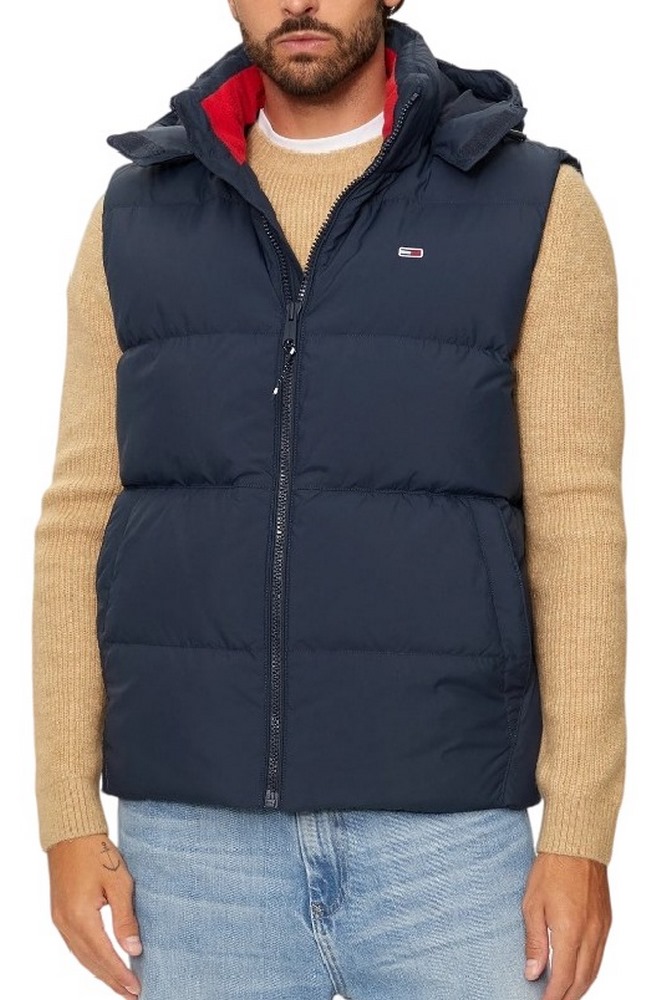 TOMMY JEANS ESSENTIAL DOWN VEST EXT ΓΙΛΕΚΟ ΜΠΟΥΦΑΝ ΑΝΔΡΙΚΟ DARK NAVY