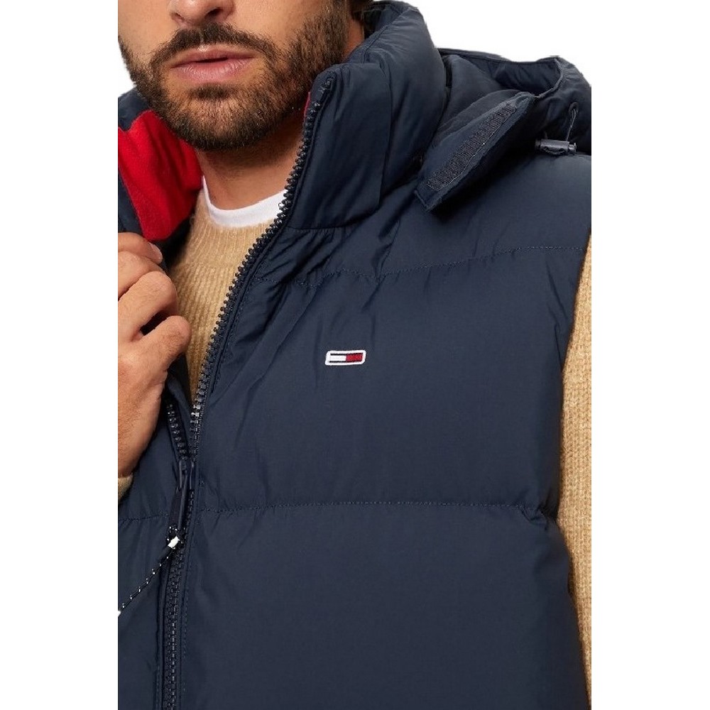 TOMMY JEANS ESSENTIAL DOWN VEST EXT ΓΙΛΕΚΟ ΜΠΟΥΦΑΝ ΑΝΔΡΙΚΟ DARK NAVY