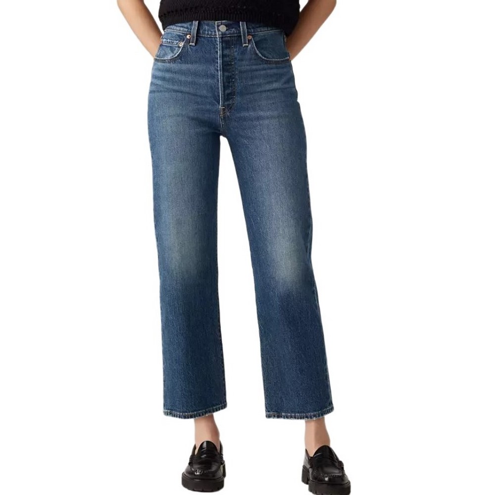 LEVI'S RIBCAGE STRAIGHT ANKLE726930218 ΠΑΝΤΕΛΟΝΙ ΓΥΝΑΙΚΕΙΟ BLUΕ DENIM