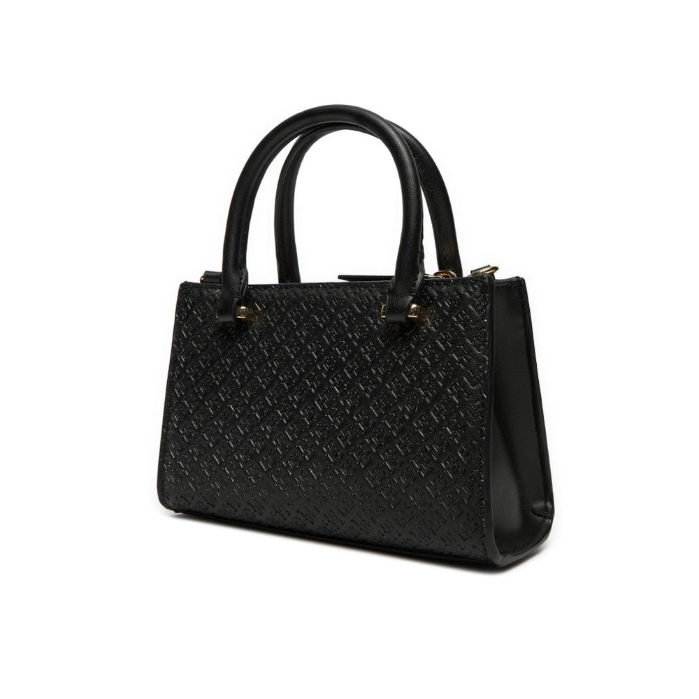 TOMMY HILFIGER  ETERNITY MICRO TOTE MONO ΤΣΑΝΤΑ ΓΥΝΑΙΚΕΙΑ BLACK