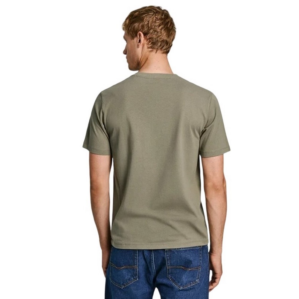 PEPE JEANS LONDON DROP CONNOR T-SHIRT ΜΠΛΟΥΖΑ ΑΝΔΡΙΚΗ KHAKI