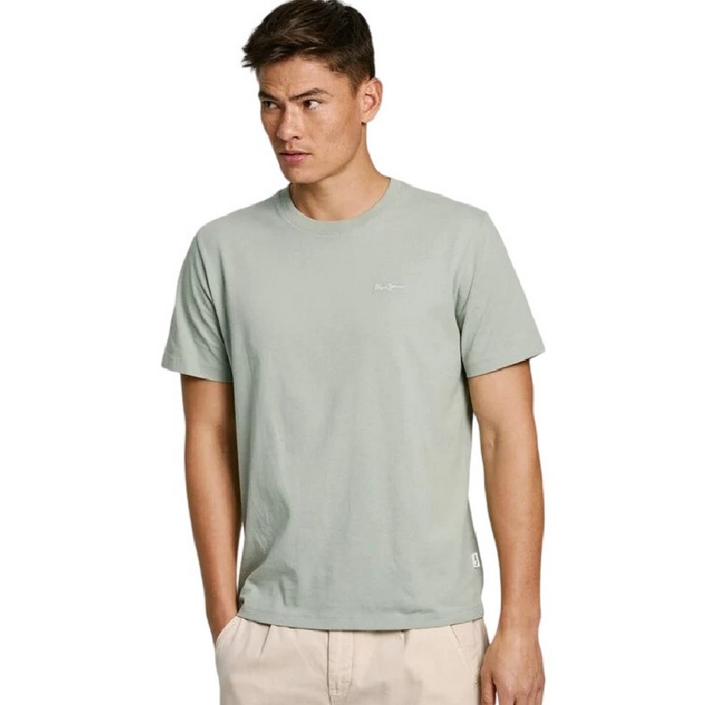 PEPE JEANS LONDON DROP CONNOR T-SHIRT ΜΠΛΟΥΖΑ ΑΝΔΡΙΚΗ MINT