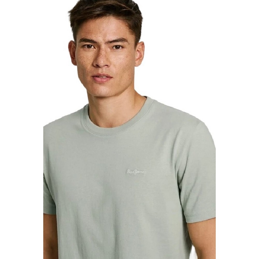 PEPE JEANS LONDON DROP CONNOR T-SHIRT ΜΠΛΟΥΖΑ ΑΝΔΡΙΚΗ MINT