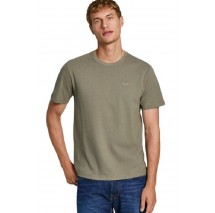 PEPE JEANS LONDON DROP CONNOR T-SHIRT ΜΠΛΟΥΖΑ ΑΝΔΡΙΚΗ KHAKI