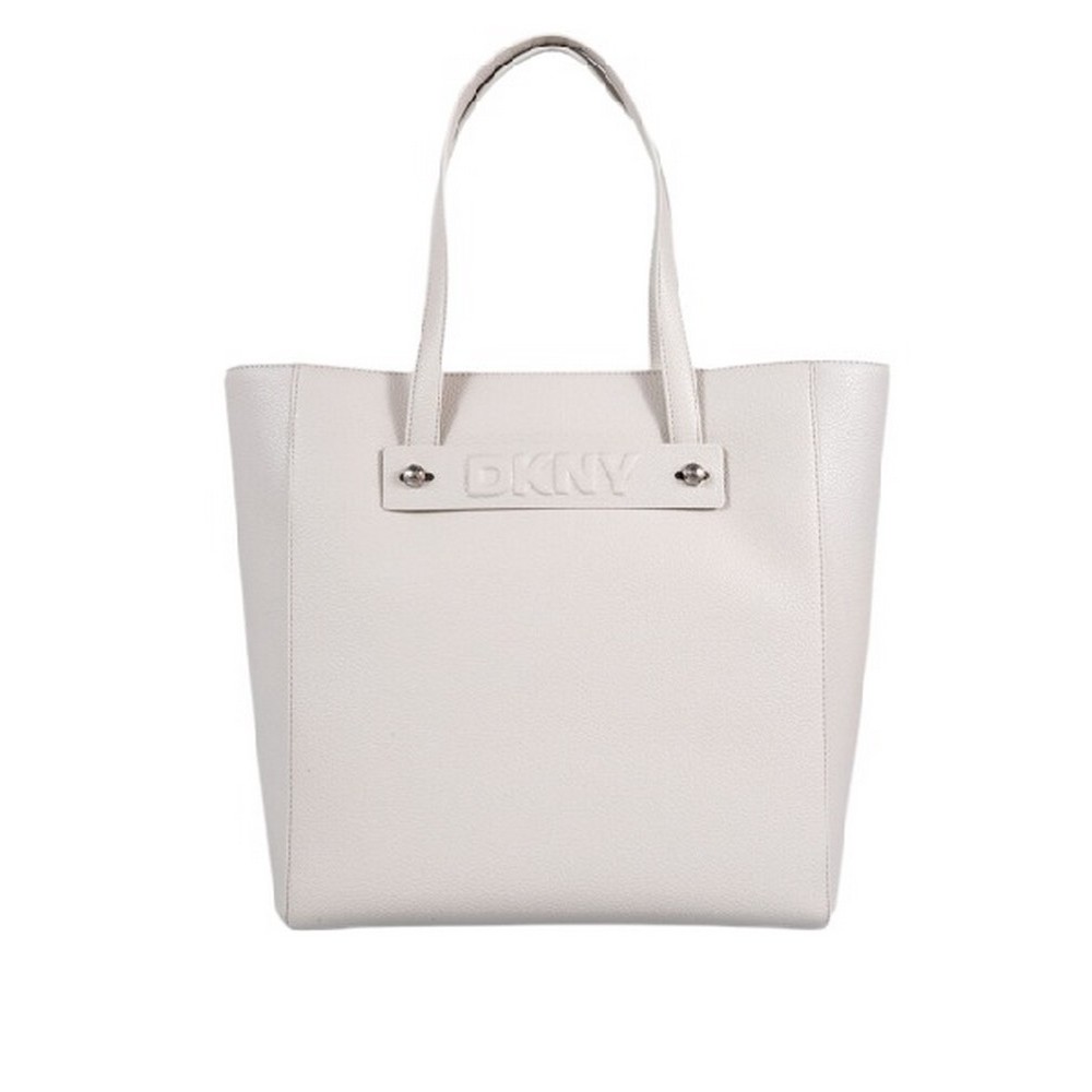 DKNY CHARLIE TOTE HANDBAG R44AAG94 ΤΣΑΝΤΑ ΓΥΝΑΙΚΕΙΑ OFF WHITE