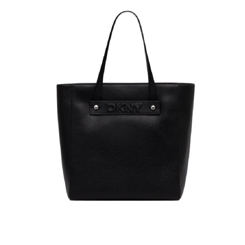 DKNY CHARLIE TOTE HANDBAG R44AAG94 ΤΣΑΝΤΑ ΓΥΝΑΙΚΕΙΑ BLACK