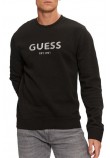 GUESS BOX CN SWEATSH ΜΠΛΟΥΖΑ ΦΟΥΤΕΡ ΑΝΔΡΙΚΗ BLACK