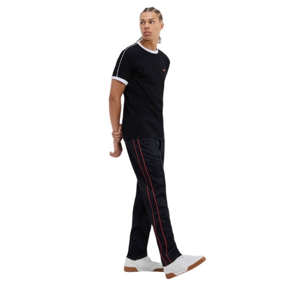 ELLESSE SARTORIA BADGE COLOURS TRICASO TRACK PANT ΠΑΝΤΕΛΟΝΙ ΦΟΡΜΑ ΑΝΔΡΙΚΟ BLACK