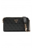 GUESS ECO ERICA STATUS CROSSBODY ΤΣΑΝΤΑ ΓΥΝΑΙΚΕΙΑ GREY