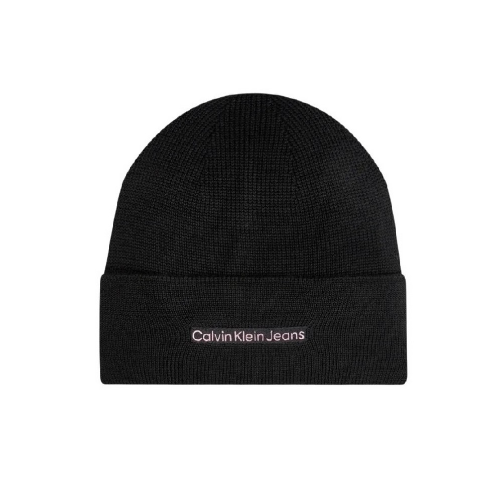 CALVIN KLEIN JEANS INST EMBRO BEANIE ΣΚΟΥΦΟΣ ΓΥΝΑΙΚΕΙΟΣ BLACK