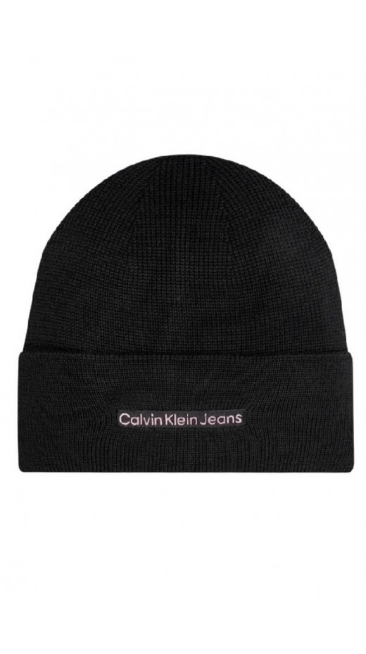 CALVIN KLEIN JEANS INST EMBRO BEANIE ΣΚΟΥΦΟΣ ΓΥΝΑΙΚΕΙΟΣ BLACK