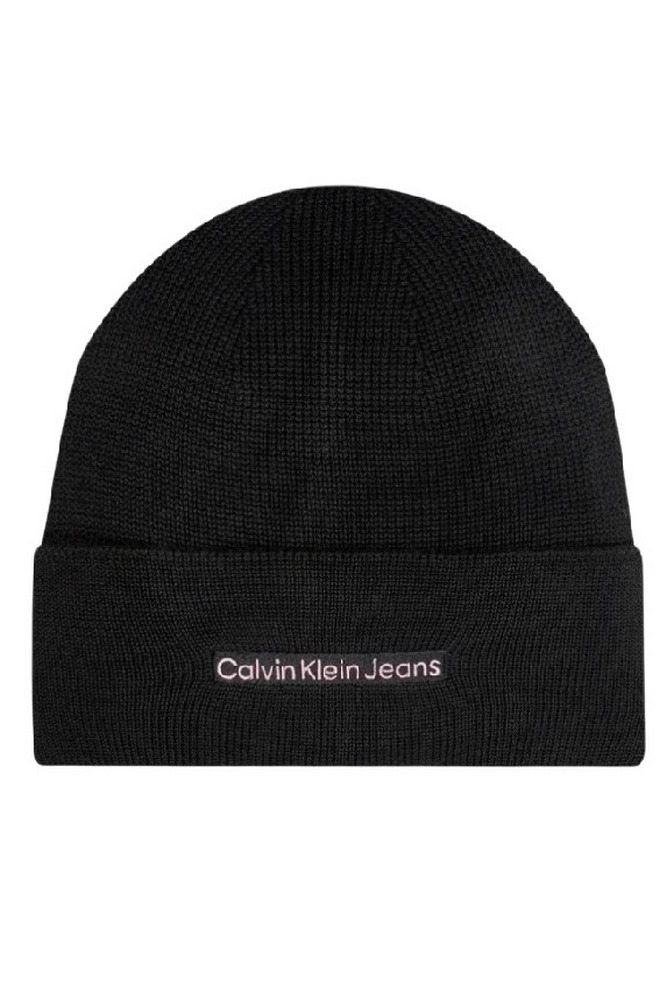 CALVIN KLEIN JEANS INST EMBRO BEANIE ΣΚΟΥΦΟΣ ΓΥΝΑΙΚΕΙΟΣ BLACK