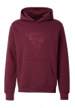 GUESS EMBROIDERED TRIANGLE ΜΠΛΟΥΖΑ ΦΟΥΤΕΡ ΑΝΔΡΙΚΗ BORDEAUX