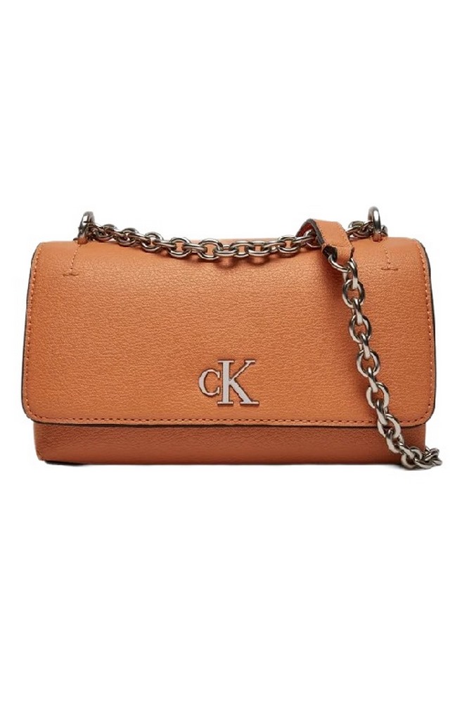 CALVIN KLEIN MINIMAL MONOGRAM EW FLAP21 ΤΣΑΝΤΑ ΓΥΝΑΙΚΕΙΑ ORANGE