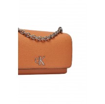 CALVIN KLEIN MINIMAL MONOGRAM EW FLAP21 ΤΣΑΝΤΑ ΓΥΝΑΙΚΕΙΑ ORANGE