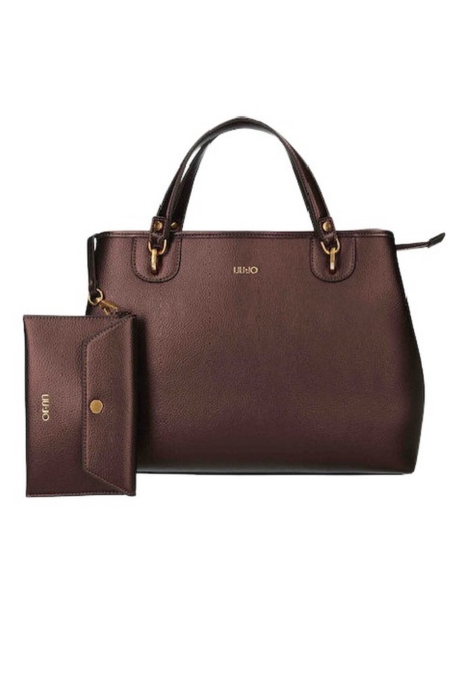 LIU JO ONICE TOTE BAG AF4202E0031 ΤΣΑΝΤΑ ΓΥΝΑΙΚΕΙΑ BRONZE