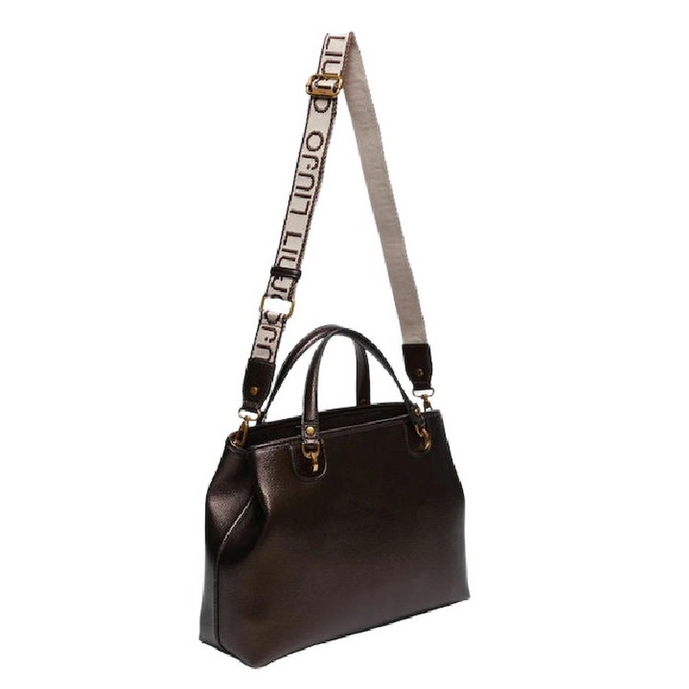 LIU JO ONICE TOTE BAG AF4202E0031 ΤΣΑΝΤΑ ΓΥΝΑΙΚΕΙΑ BRONZE