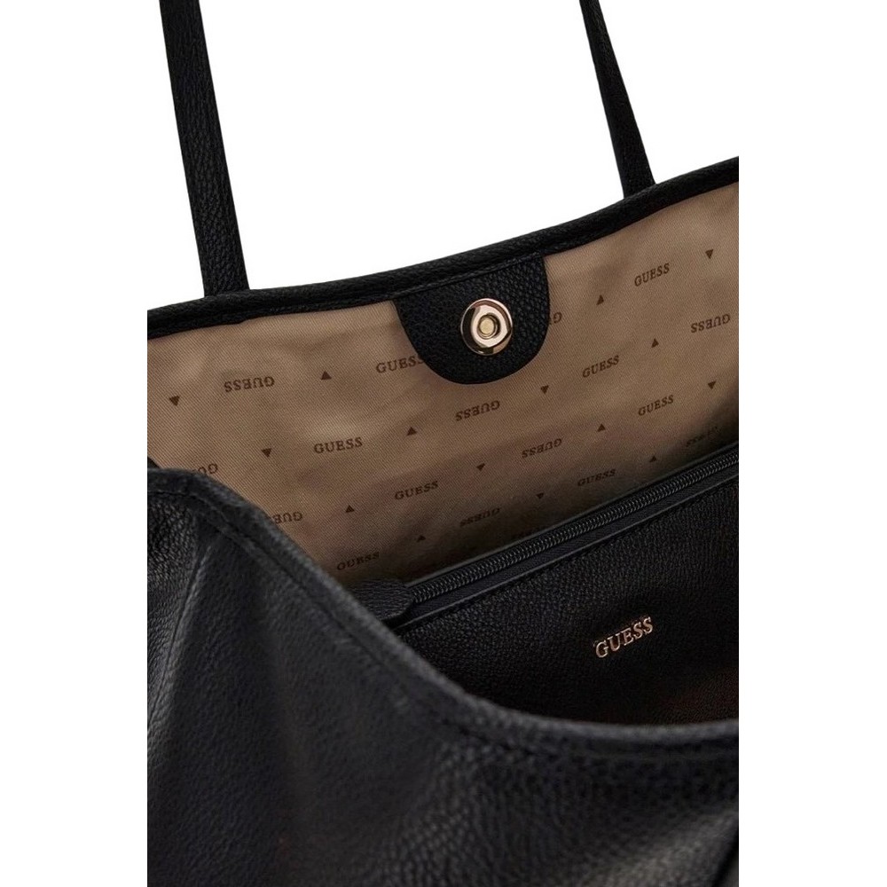 GUESS VIKKY II LARGE 2 IN 1 TOTE ΤΣΑΝΤΑ ΓΥΝΑΙΚΕΙΑ BLACK