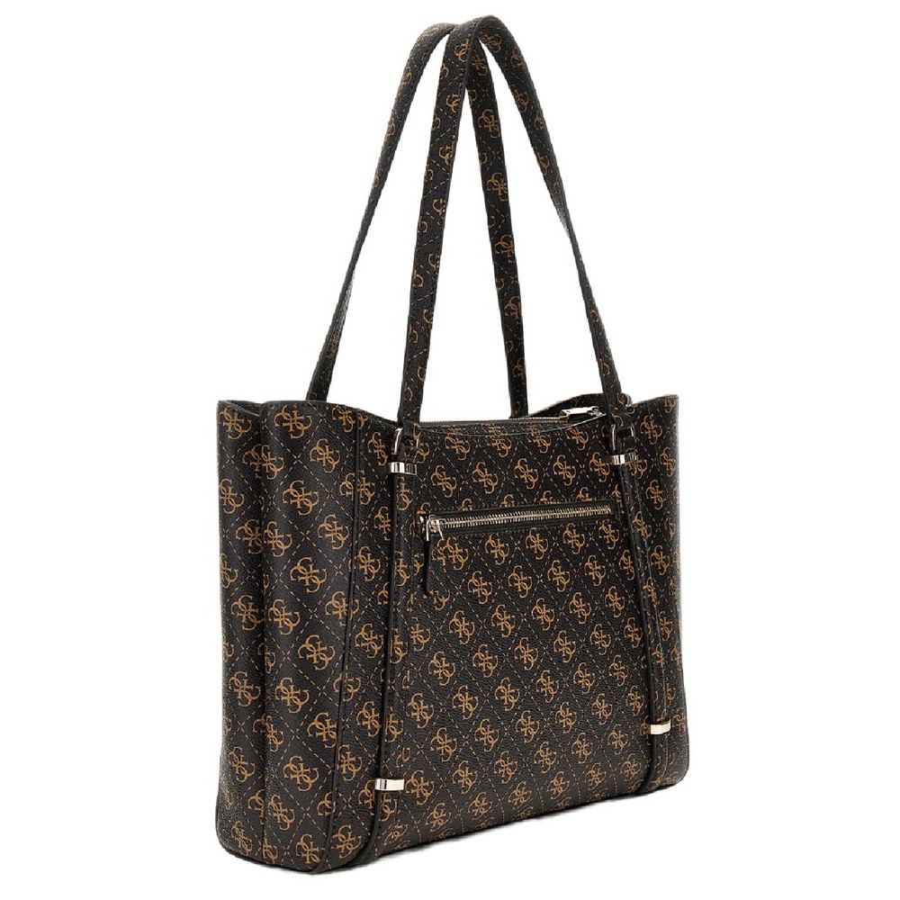 GUESS ECO ERICA ELITE TOTE ΤΣΑΝΤΑ ΓΥΝΑΙΚΕΙΑ BROWN