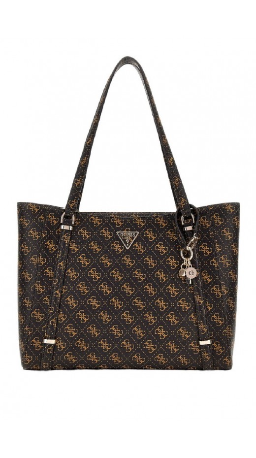 GUESS ECO ERICA ELITE TOTE ΤΣΑΝΤΑ ΓΥΝΑΙΚΕΙΑ BROWN