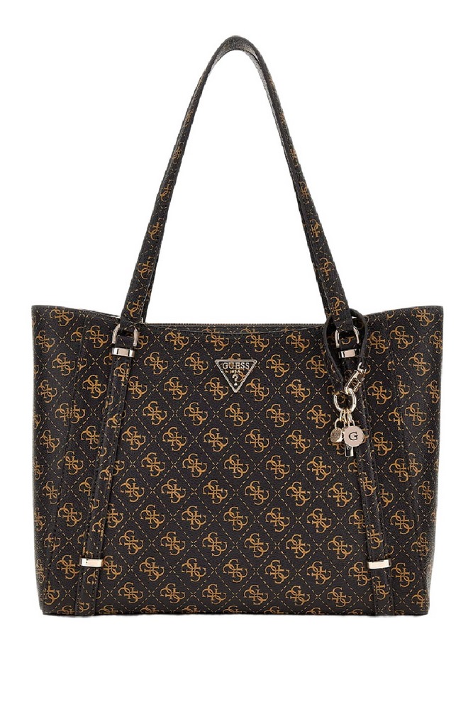 GUESS ECO ERICA ELITE TOTE ΤΣΑΝΤΑ ΓΥΝΑΙΚΕΙΑ BROWN