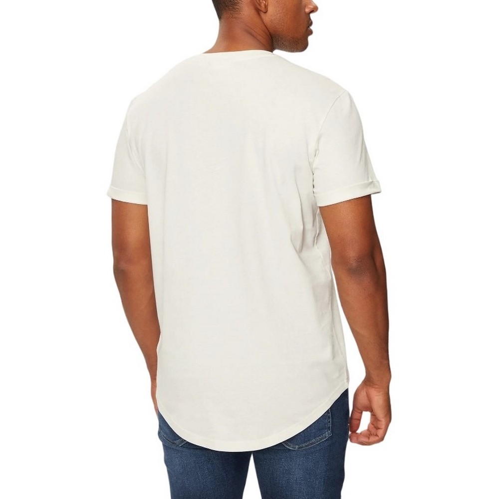 CALVIN KLEIN JEANS BADGE ROUND T-SHIRT ΑΝΔΡΙΚΟ IVORY