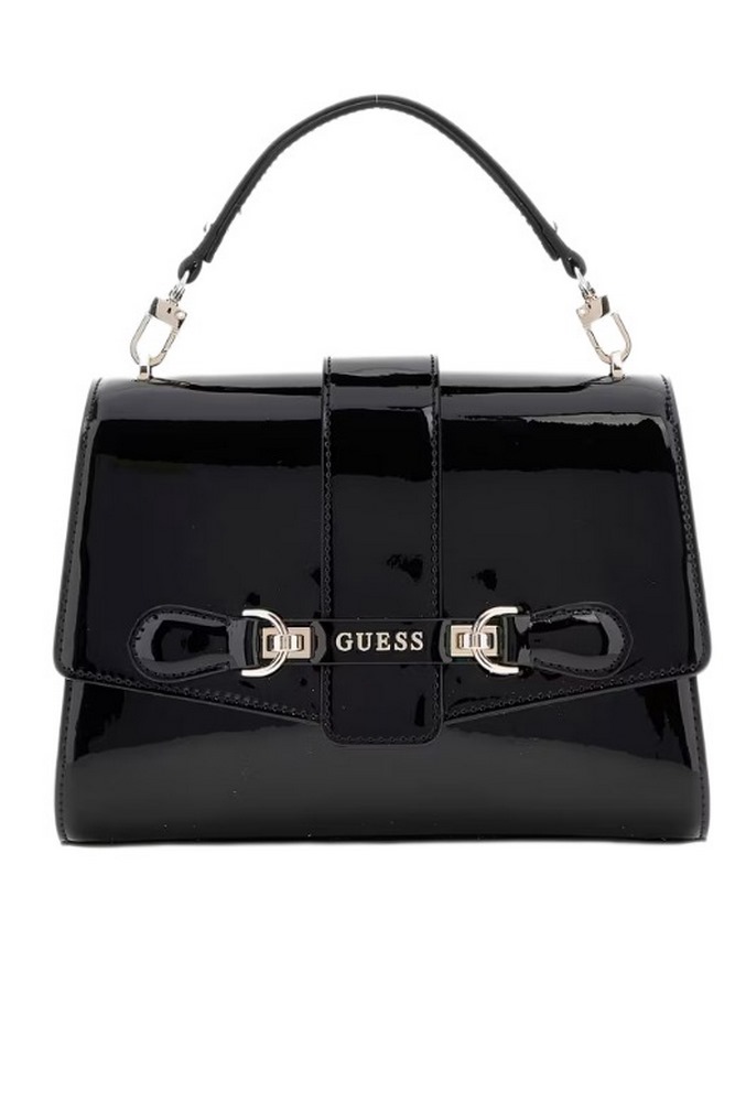 GUESS NOLANA TOP HANDLE FL ΤΣΑΝΤΑ ΓΥΝΑΙΚΕΙΑ BLACK