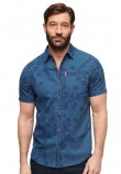 SUPERDRY OVIN VINTAGE LOOM SHIRT ΠΟΥΚΑΜΙΣΟ ΑΝΔΡΙΚΟ INDIGO