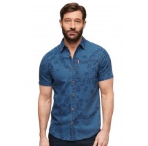 SUPERDRY OVIN VINTAGE LOOM SHIRT ΠΟΥΚΑΜΙΣΟ ΑΝΔΡΙΚΟ INDIGO