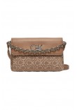 CALVIN KLEIN RE-LOCK MINI CROSSBODY BAG ΤΣΑΝΤΑ ΓΥΝΑΙΚΕΙΑ BEIGE