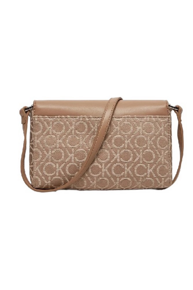 CALVIN KLEIN RE-LOCK MINI CROSSBODY BAG ΤΣΑΝΤΑ ΓΥΝΑΙΚΕΙΑ BEIGE