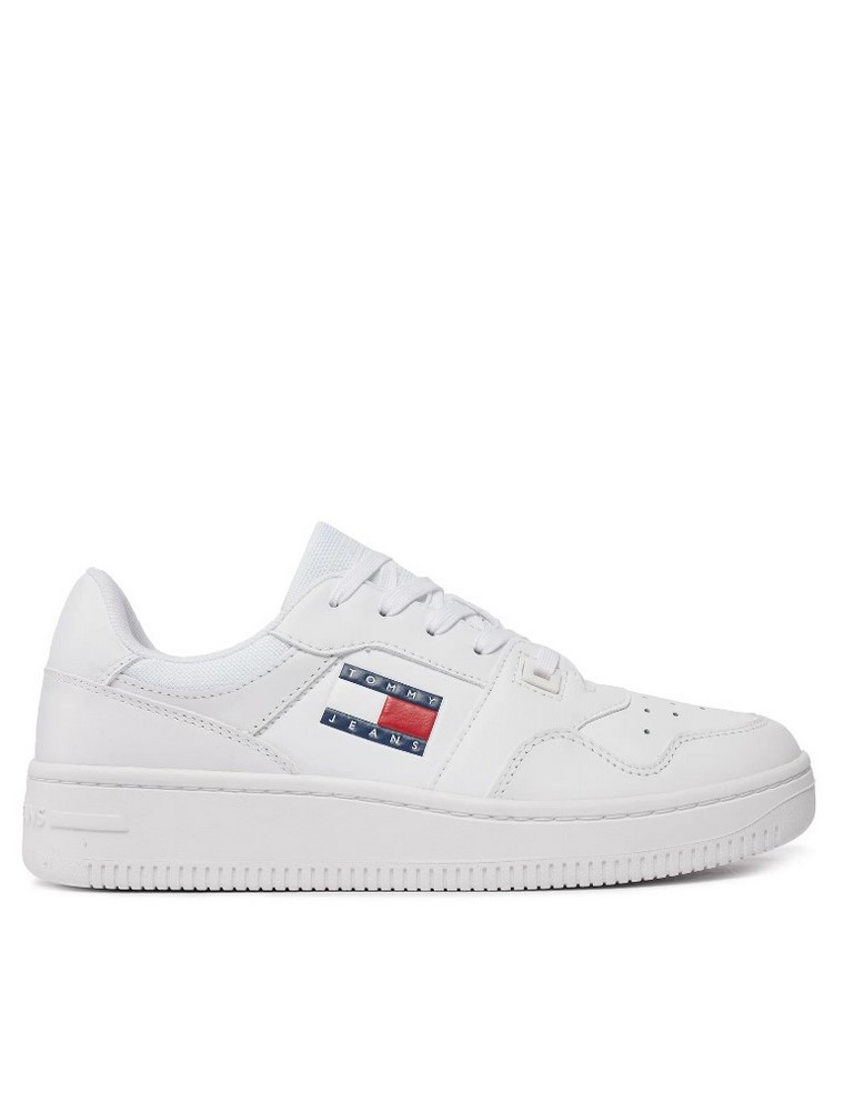 TOMMY JEANS RETRO BASKET ESS ΠΑΠΟΥΤΣΙ ΓΥΝΑΙΚΕΙΟ WHITE