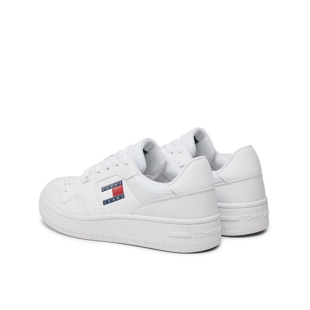 TOMMY JEANS RETRO BASKET ESS ΠΑΠΟΥΤΣΙ ΓΥΝΑΙΚΕΙΟ WHITE