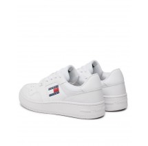 TOMMY HILFIGER TJW RETRO BASKET ESS ΠΑΠΟΥΤΣΙ ΓΥΝΑΙΚΕΙΟ WHITE