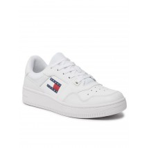 TOMMY HILFIGER TJW RETRO BASKET ESS ΠΑΠΟΥΤΣΙ ΓΥΝΑΙΚΕΙΟ WHITE