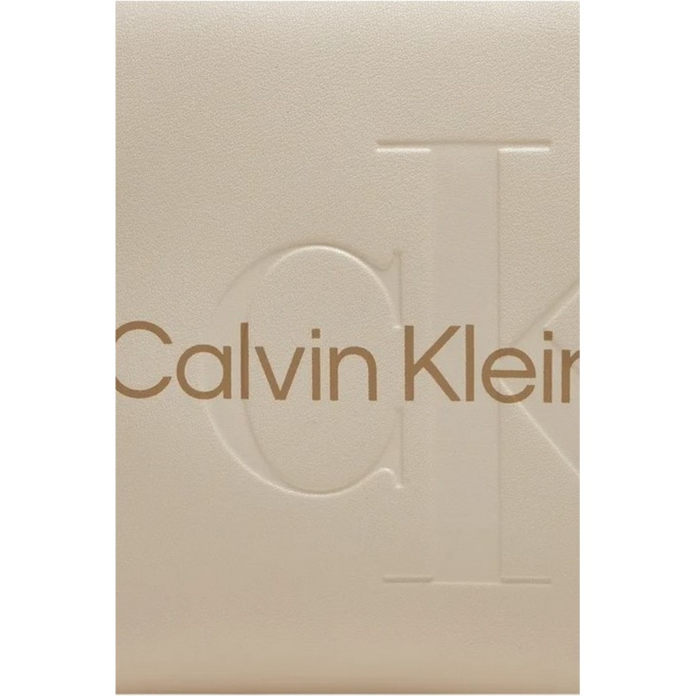 CALVIN KLEIN JEANS SCULPTED CAMERA BAG18 MONO ΤΣΑΝΤΑ ΓΥΝΑΙΚΕΙΑ EGGSHELL