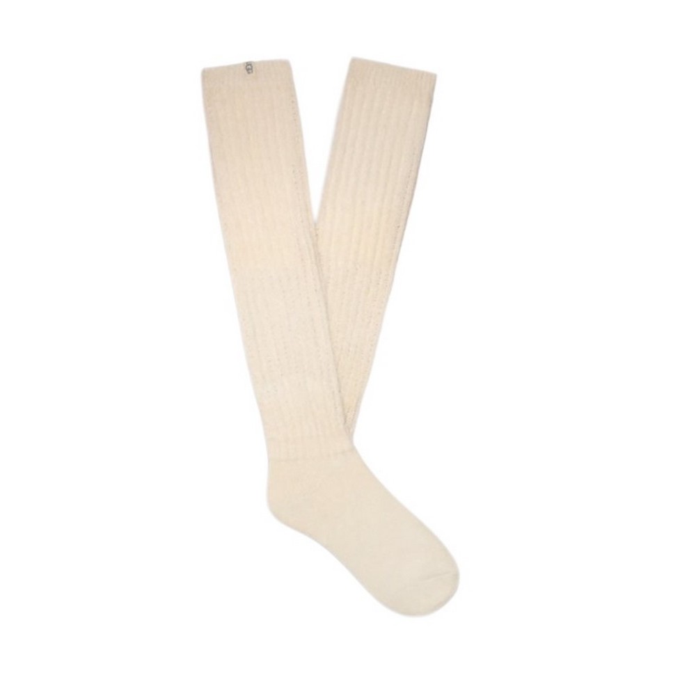 UGG CLARISE TALL SlLOUCHY SOCK ΚΑΛΤΣΕΣ ΓΥΝΑΙΚΕΙΕΣ CREAMY WHITE