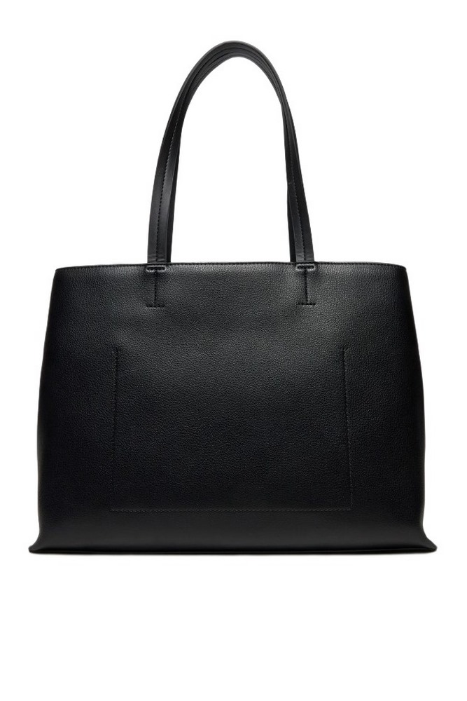 CALVIN KLEIN  DAILY MEDIUM TOTE PEBBLE ΤΣΑΝΤΑ ΓΥΝΑΙΚΕΙΑ BLACK