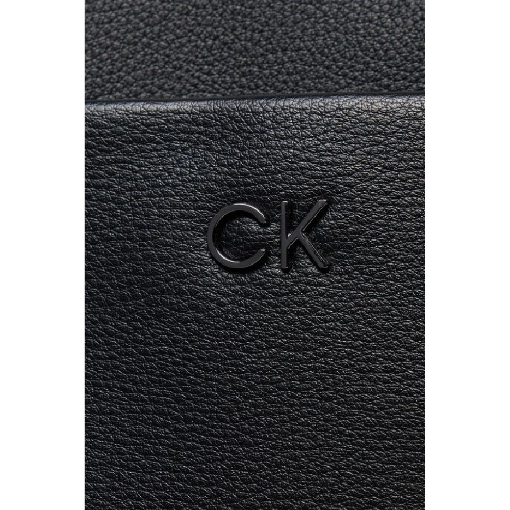 CALVIN KLEIN  DAILY MEDIUM TOTE PEBBLE ΤΣΑΝΤΑ ΓΥΝΑΙΚΕΙΑ BLACK